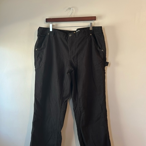 Black Carhartt Original Fit Pants Size 18 Short - Picture 2 of 10